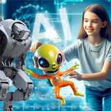 Photo 1: AI-AR-Coding-Robot-STEM-Art-Game-Camp-by-Integem